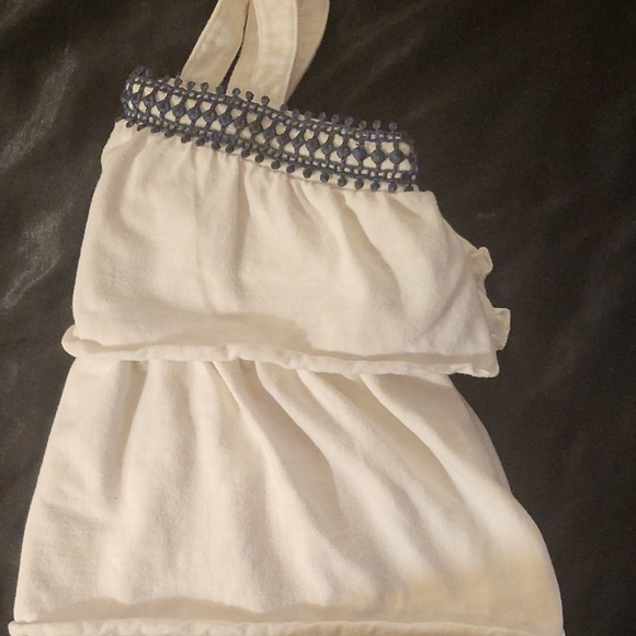 Tommy Bahama White Camisole with Blue Detailing - Picture 4 of 4